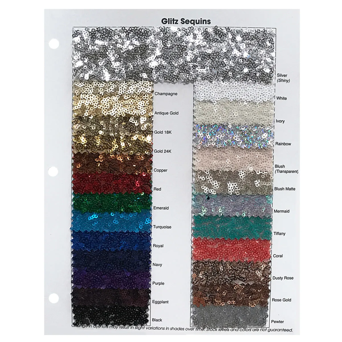 11pcs - Glitz Sequins Table Runner 20"x108" - Champagne