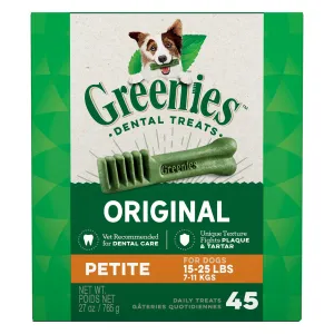 Greenies Petite Dental Dog Treats 27oz